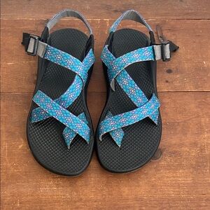 Chaco Women's Sandals - Blue and Black